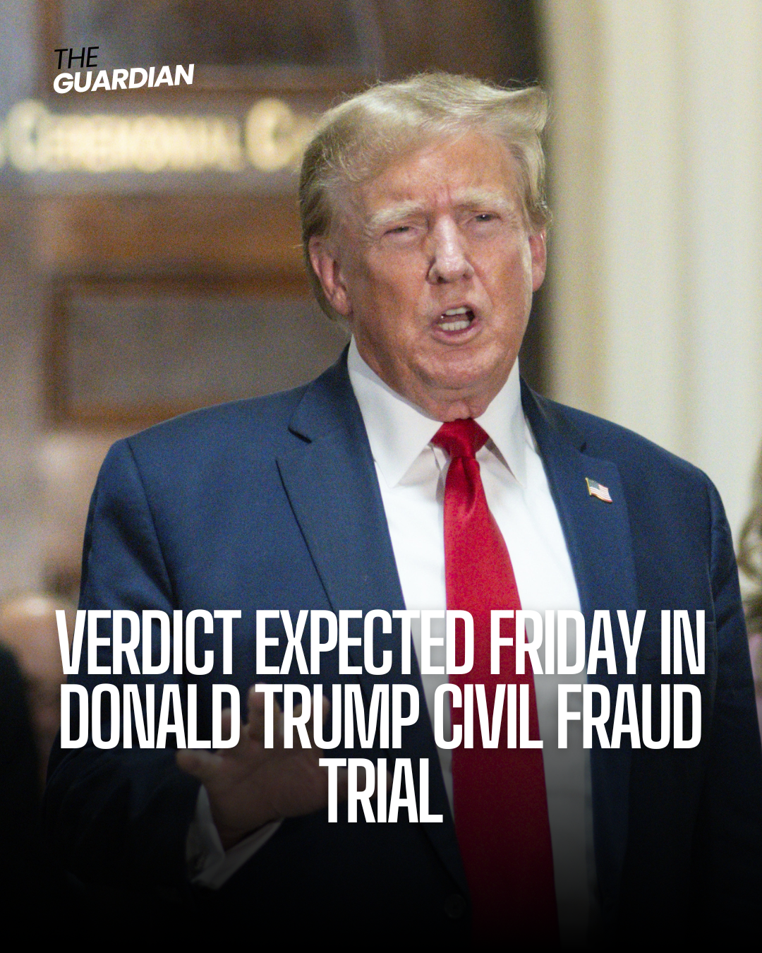 According to NBC News, former President Donald Trump's civil fraud trial is expected to conclude on Friday.