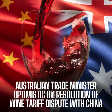 A trade spat with China over tariffs on Australian wine could be settled "in a few weeks," Australian Trade Minister Don Farrell stated.