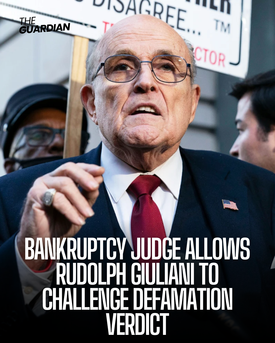 Rudolph Giuliani obtained authority from a bankruptcy judge in the United States to dispute a $148 million defamation verdict.