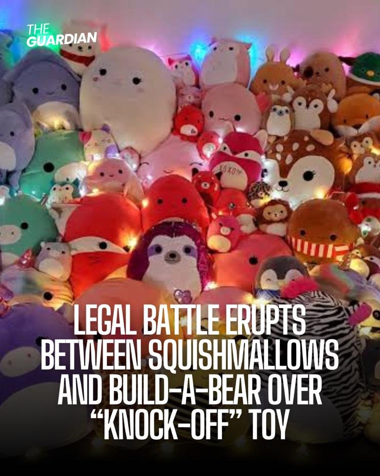 Jazwares says that rival has made its pillow-like toys to cash in on its viral sensation.