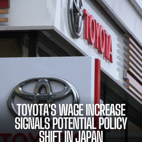 Toyota Motor's decision to give its plant workers the biggest pay rise in 25 years marks a potential shift in Japan's economic environment.