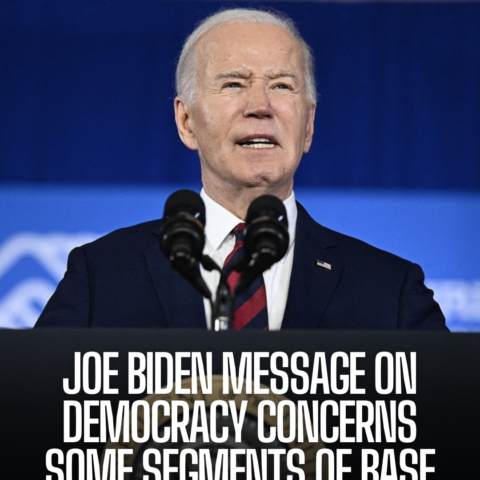 The perception of President Joe Biden's campaign speech about risks to democracy varies across the political spectrum.
