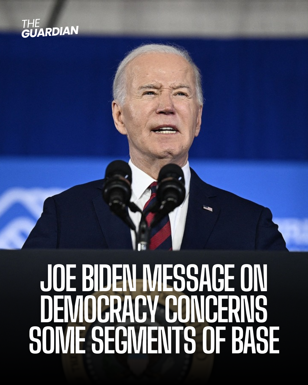 The perception of President Joe Biden's campaign speech about risks to democracy varies across the political spectrum.