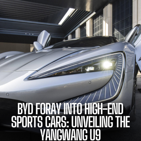 BYD, the Chinese electric vehicle manufacturer, has launched the Yangwang U9, a high-end sports car.