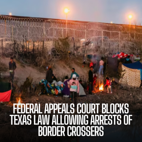 A Republican-backed Texas law allows law enforcement to seize anybody suspected of unlawfully entering