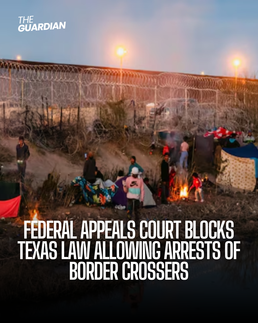 A Republican-backed Texas law allows law enforcement to seize anybody suspected of unlawfully entering