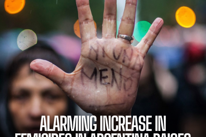 According to a research, femicide rates in Argentina increased in the first two months of 2024.
