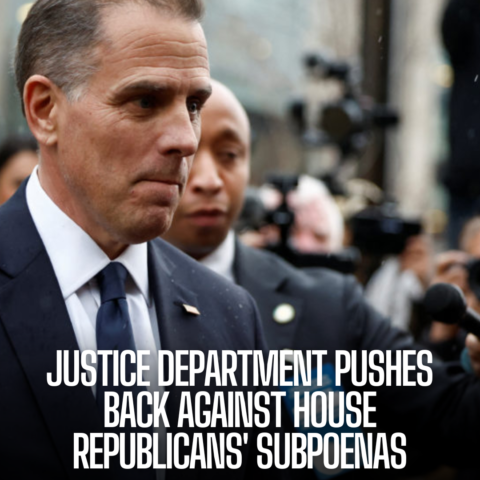 The Justice Department has discreetly replied to subpoenas filed by House Republicans on the criminal investigation against Hunter Biden.