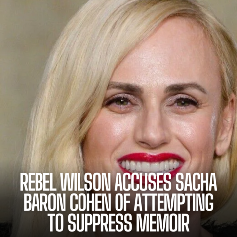 Rebel Wilson claims that actor Sacha Baron Cohen is the "a--hole" who has attempted to derail her upcoming memoir.