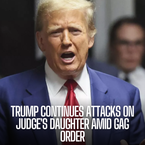 Donald Trump continues to target the daughter of New York Supreme Court Judge Juan Merchant.