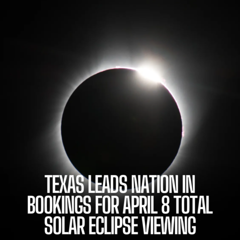 As solar eclipse approaches, Texas ranks as the most sought-after state in the country for viewing this celestial occurrence.