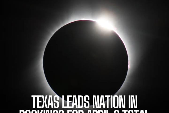 As solar eclipse approaches, Texas ranks as the most sought-after state in the country for viewing this celestial occurrence.