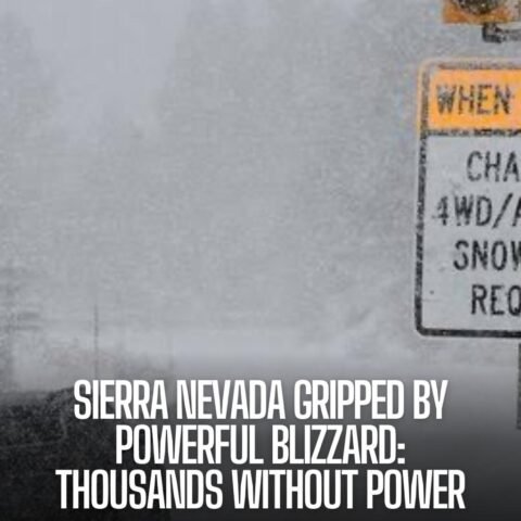 Interstate closures, avalanche alerts, and gale-force winds as storm strikes region with up to 10ft of snow.