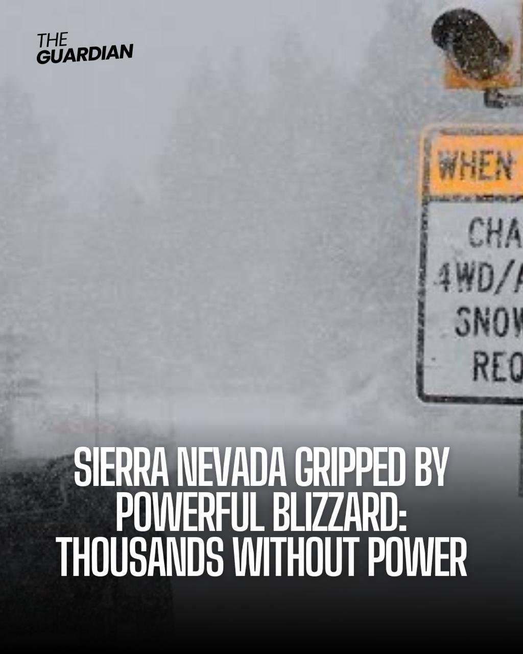 Interstate closures, avalanche alerts, and gale-force winds as storm strikes region with up to 10ft of snow.
