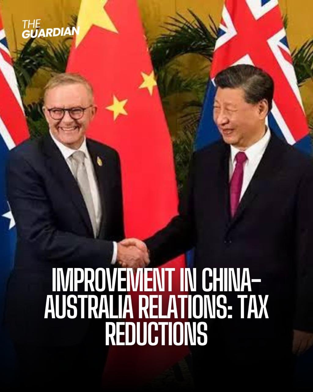China has revealed that it will remove significant taxes on Australian wine, another essential sign of improving ties between the two nations.
