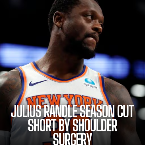 The season of New York Knicks player Julius Randle has ended as he prepares for right shoulder surgery.