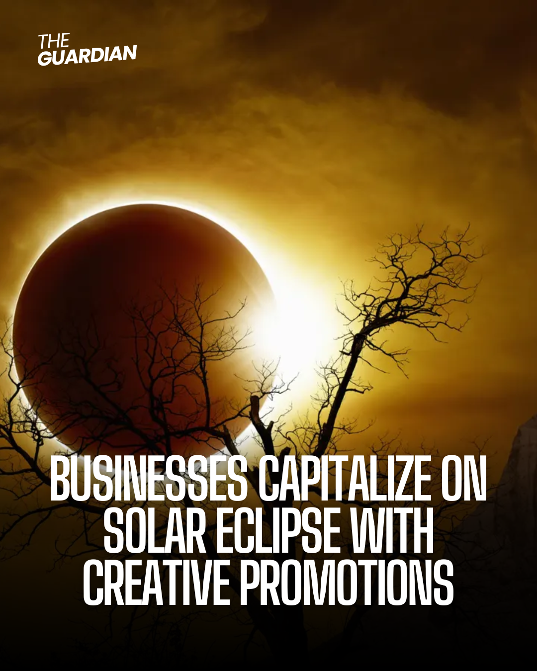 Businesses are capitalising on the growing excitement surrounding the forthcoming total solar eclipse to attract customers.