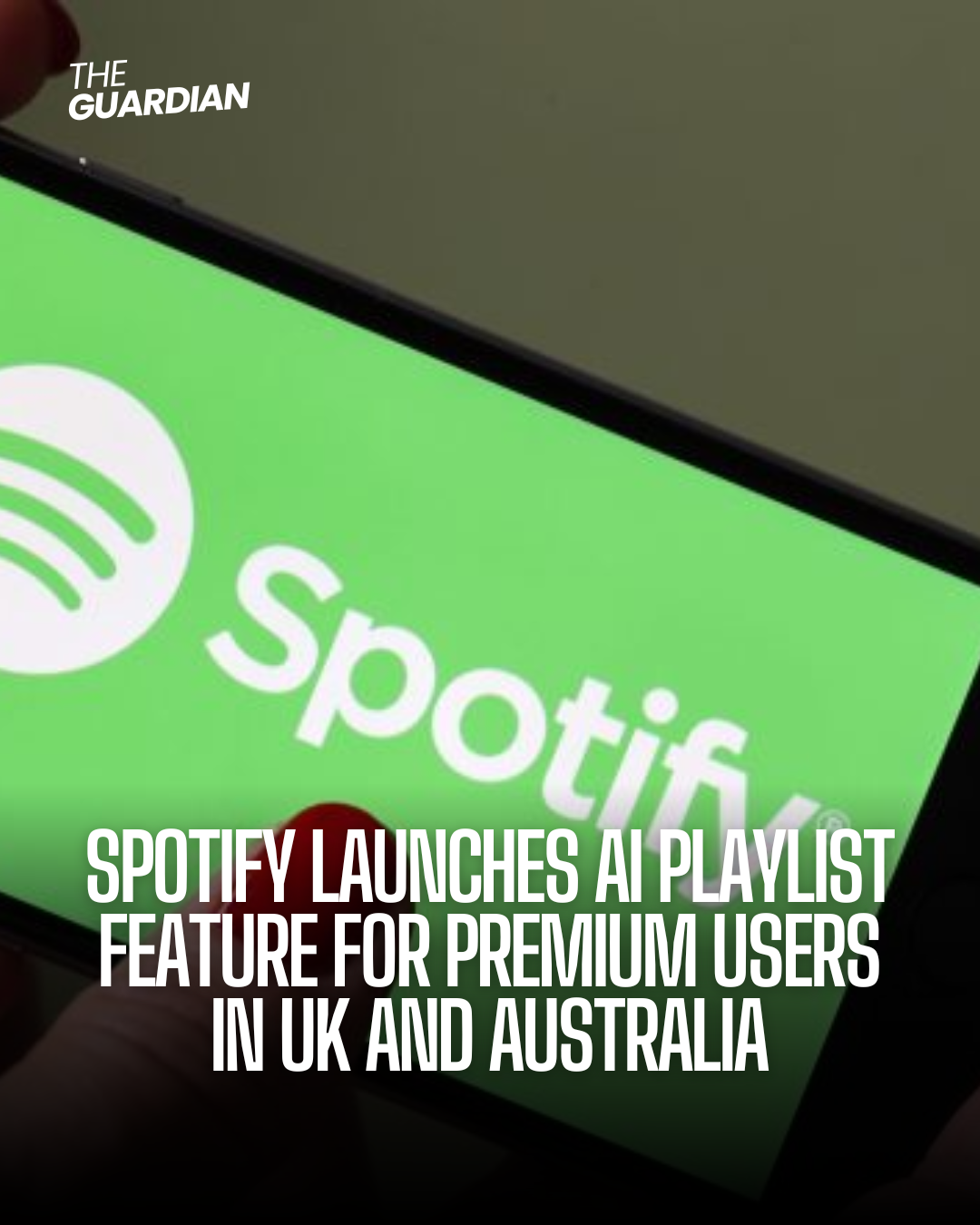 Spotify has introduced a cutting-edge AI playlist feature exclusively for premium customers in the United Kingdom and Australia.